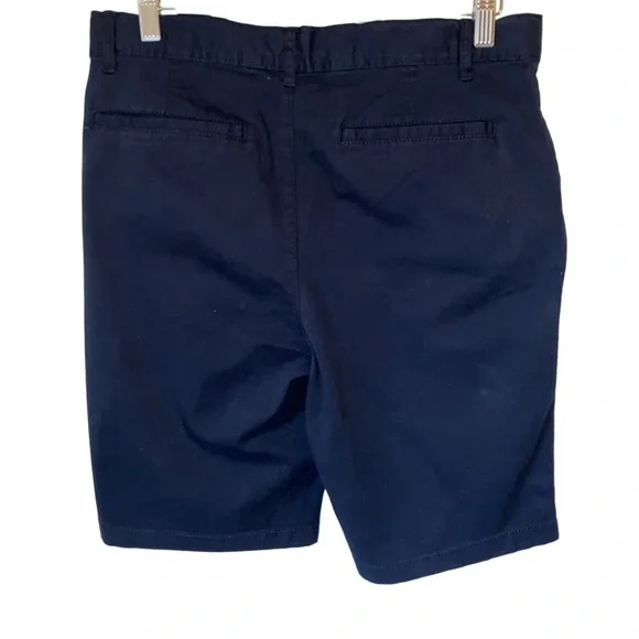 Children’s Place NWT Boys Navy Blue Flat Front Stretch Chino Shorts Sz 14 Husky - Picture 3 of 3